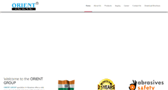 Desktop Screenshot of orientgroup.in